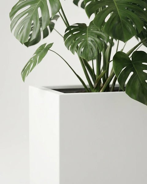 Rectangle Fiberglass Planter - Rustic - Image 2