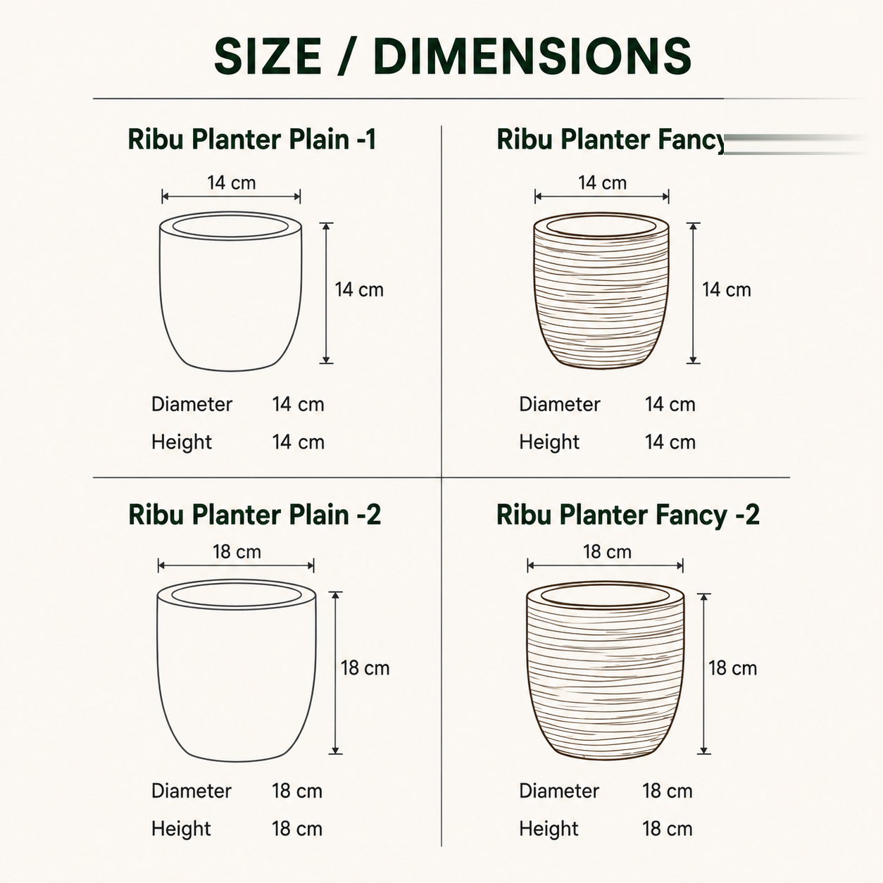 Ribu Planter - Nook & Nature