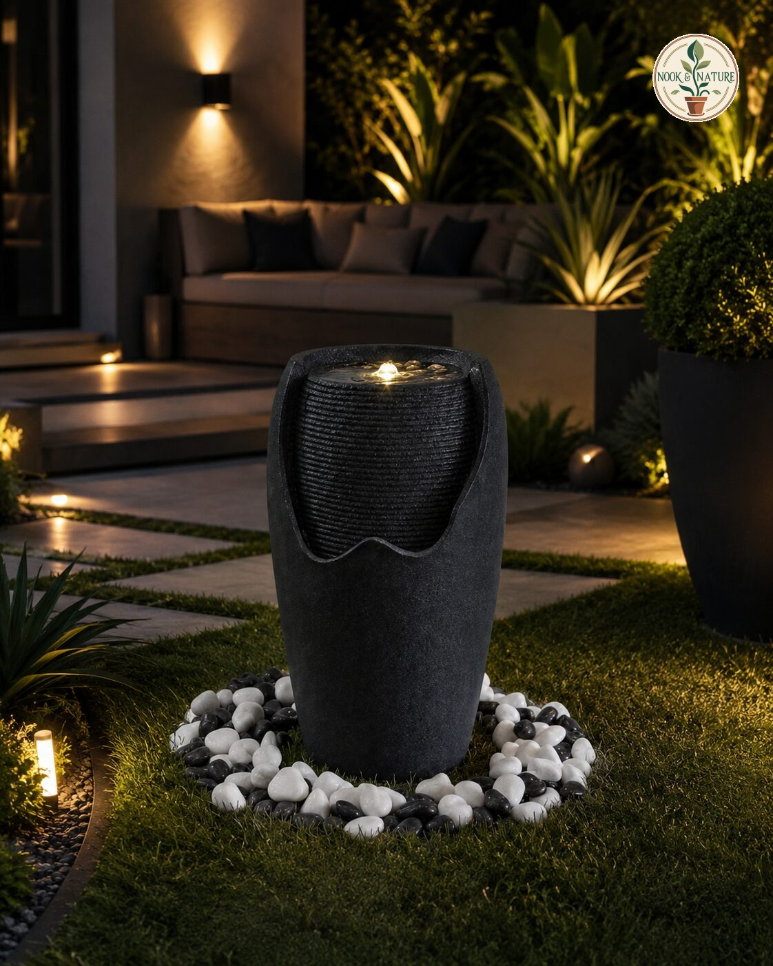 Ripple Stone Fountain - Nook & Nature