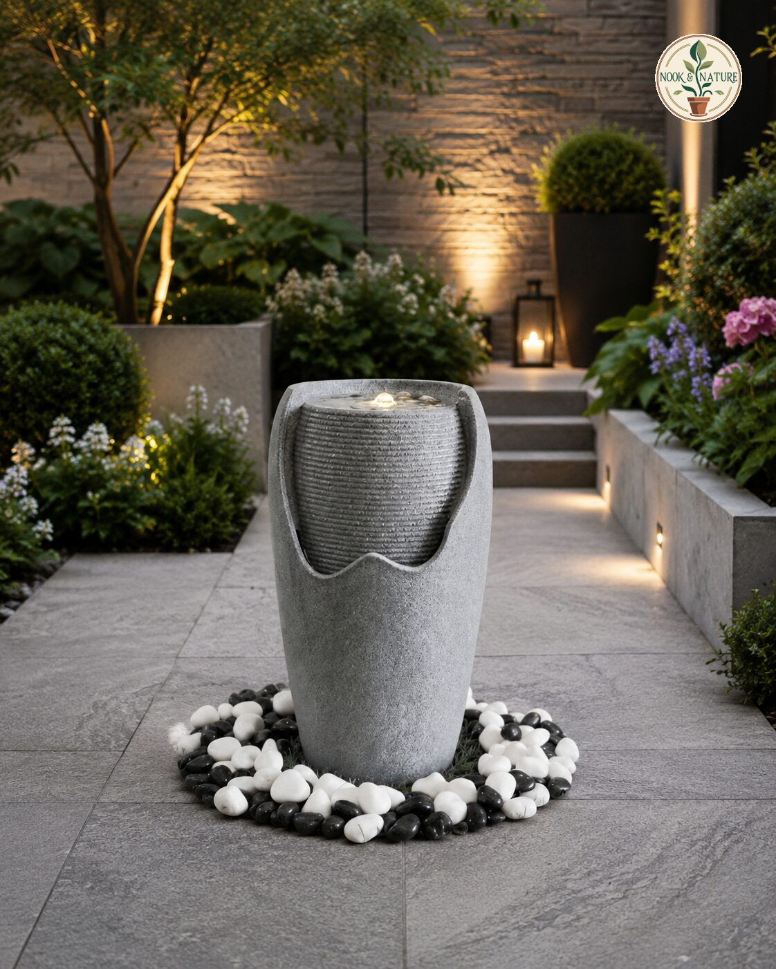 Ripple Stone Fountain - Nook & Nature