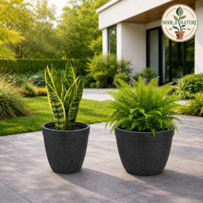 Roto Candy Pot Combo – 11/13″ Round Planter Pot - Nook & Nature