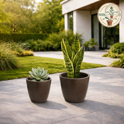 Roto Candy Pot Combo – 9/11″ Round Planter Pot - Nook & Nature