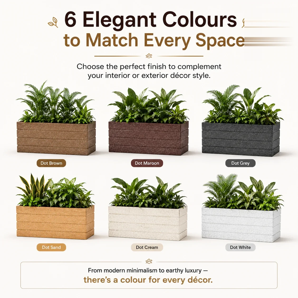 Roto G Tray Rectangle Pots - Nook & Nature