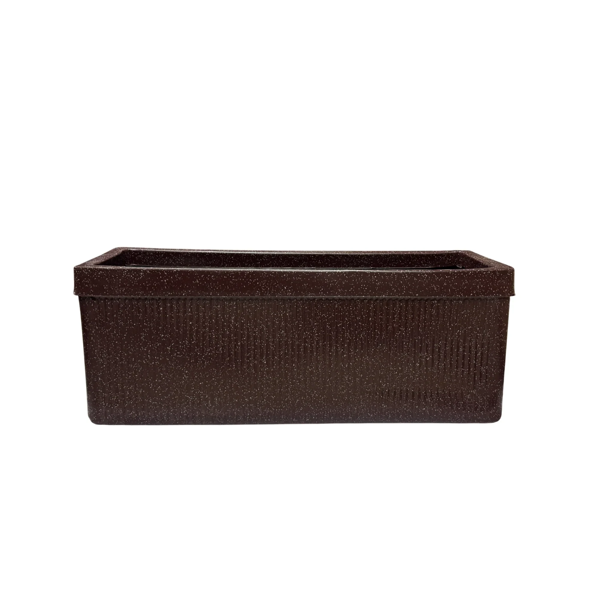 Roto Zen 02 Rectangle Planter Pot 36x14x14 Maroon - Nook & Nature