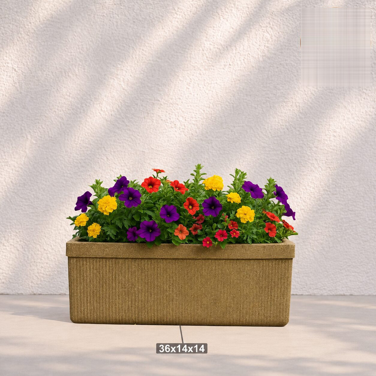 Roto Zen 02 Rectangle Planter Pot