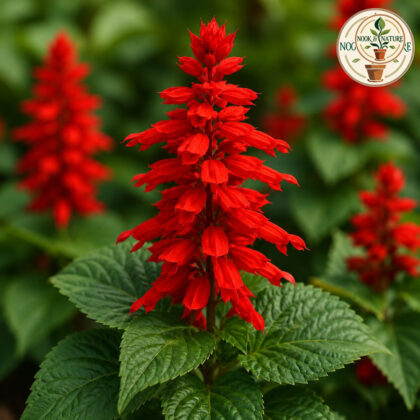 Salvia Splendens Saint John’s Fire (Special Dwarf) Seeds - Nook & Nature