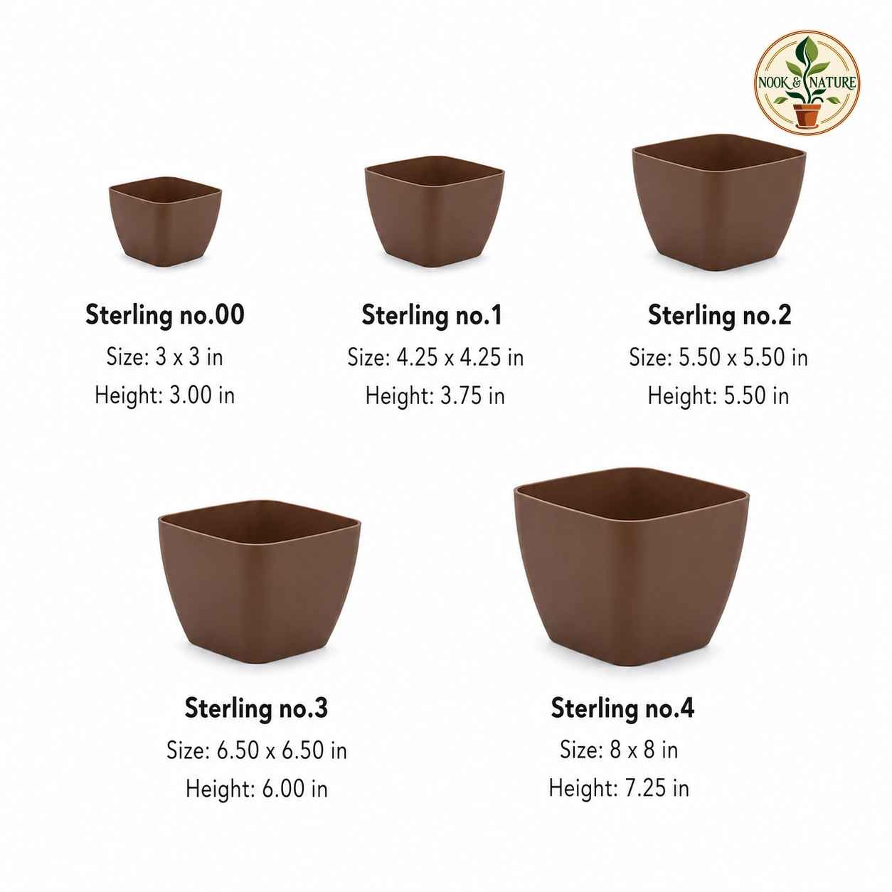 Sterling Colour Planter - Nook & Nature
