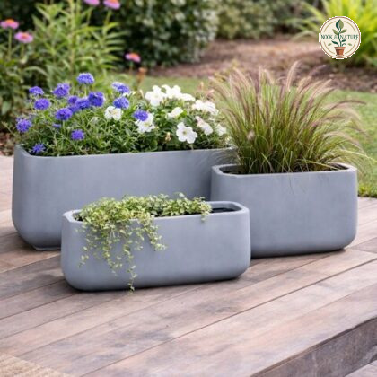 Sunrise Fiberglass Planters - Nook & Nature