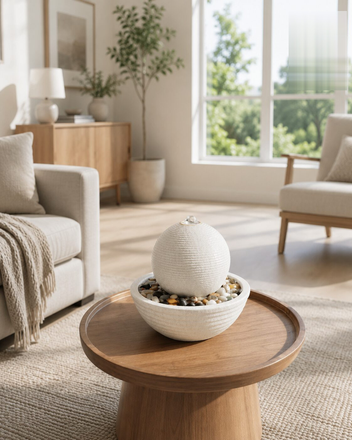 Table Top Sphere Fountain - Nook & Nature