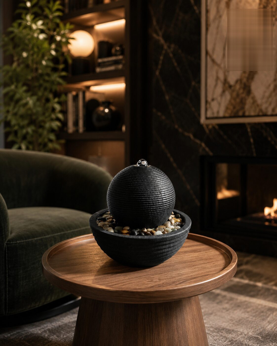 Table Top Sphere Fountain - Nook & Nature