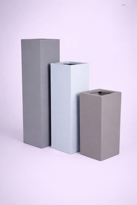 Tower Fiberglass Planters - Nook & Nature