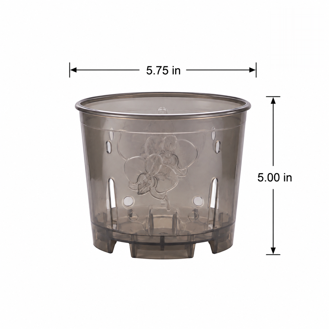Transparent Orchid Pot - Nook & Nature