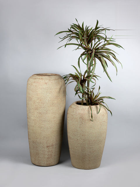 Velvet Fiberglass Planters – Rust Patina - Nook & Nature