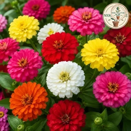 Zinnia Mixed Flower - Nook & Nature