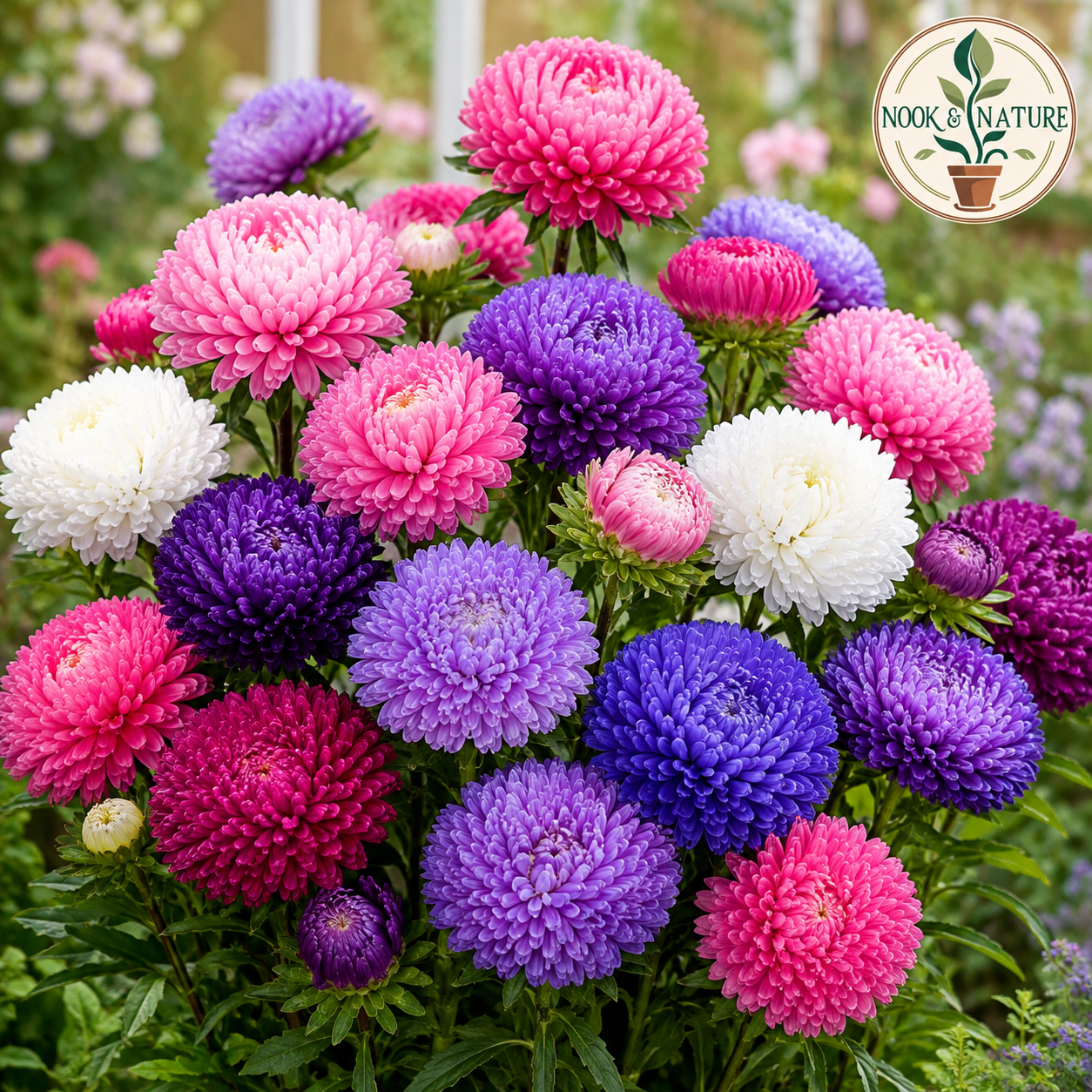 Aster Formula Mixed Flower Seeds