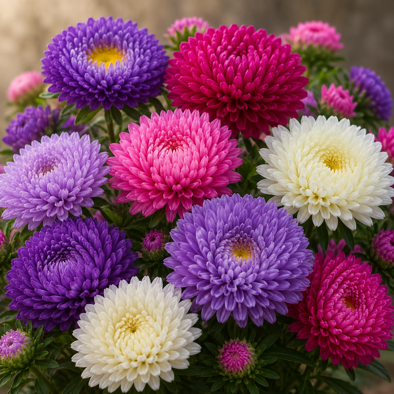 Aster Formula Mixed Flower Seeds - Image 2
