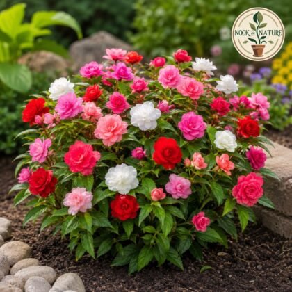 Balsam Tom Thumb Mixed Flower Seeds