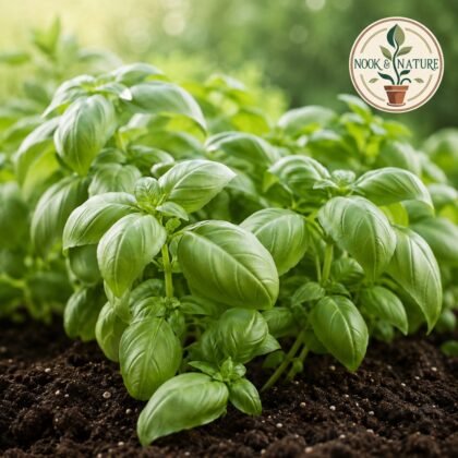 Basil Genovese Green Herb Seeds