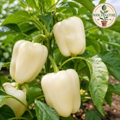 Bell Pepper Ivory White Seeds