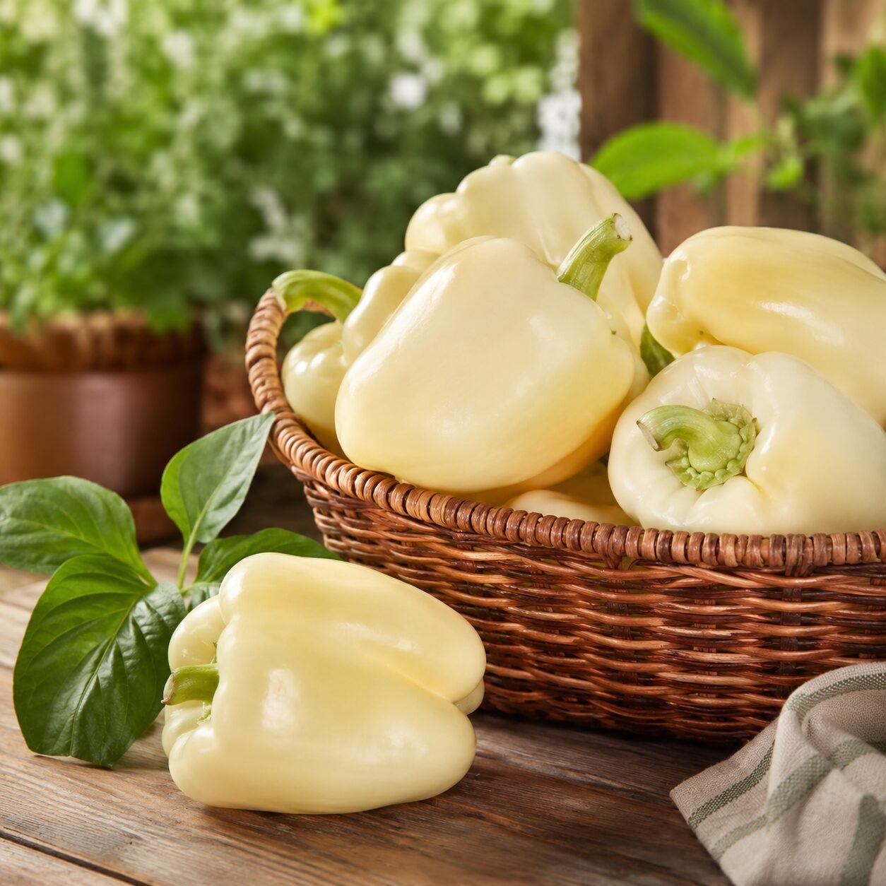Bell Pepper Ivory White Seeds - Image 2
