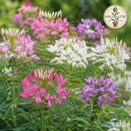 Cleome Spinosa Mixed Flower Seeds