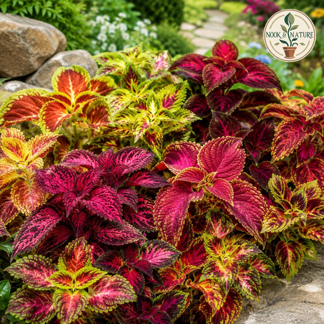 Coleus Rainbow Mixed Seeds