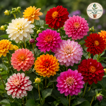 Dahlia Figaro Mixed Flower Seeds
