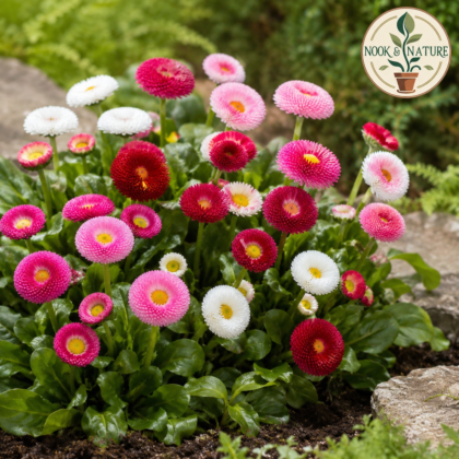 Daisy Mixed Bellis Perennis Flower Seeds