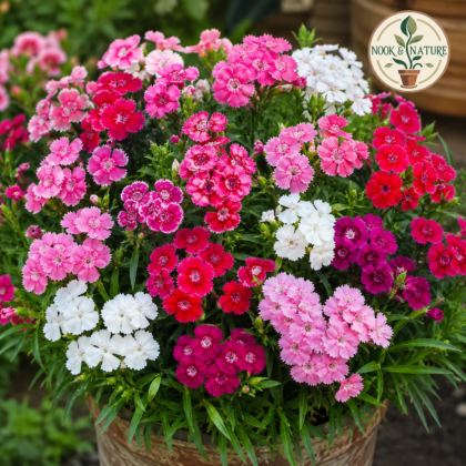 Dianthus Baby Doll Mixed Flower Seeds
