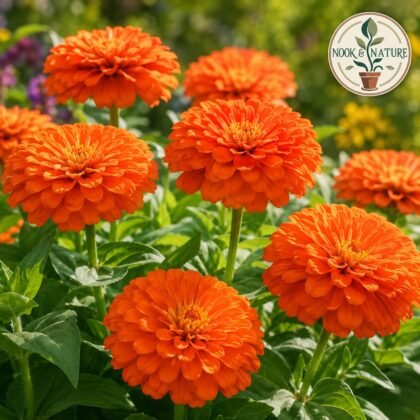 Dreamland Zinnia Orange Flower Seeds