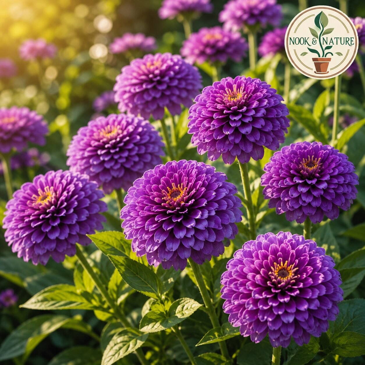 Dreamland Zinnia Purple Flower Seeds
