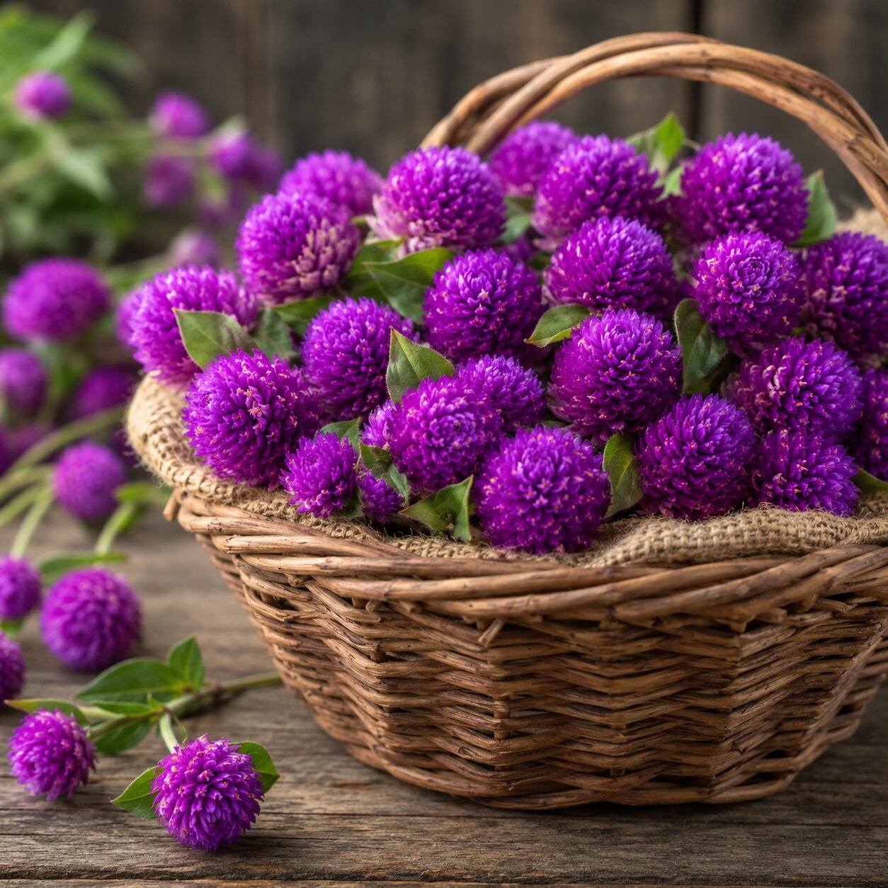 Gomphrena Purple Flower Seeds - Image 2