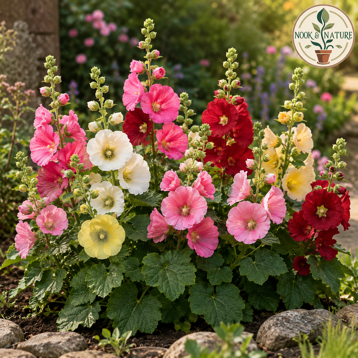 Hollyhock Dwarf Flower Seeds