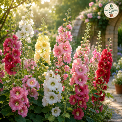 Hollyhock Mixed Flower Seeds