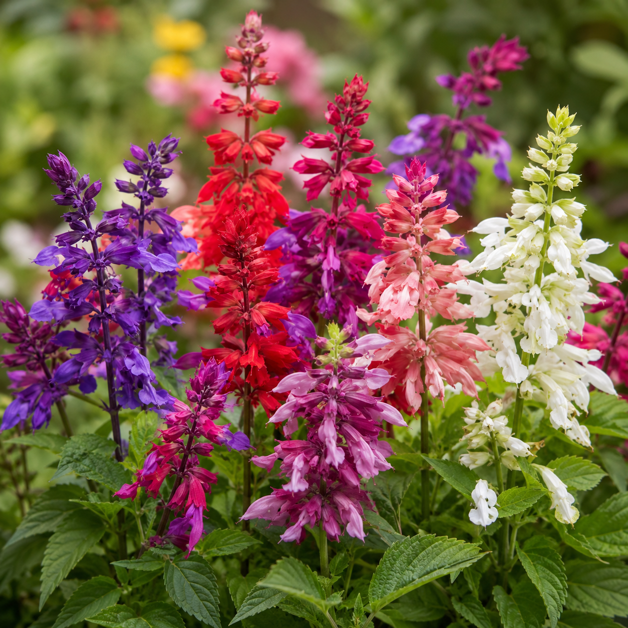 Hybrid Salvia Mixed Flower Seeds - Image 2
