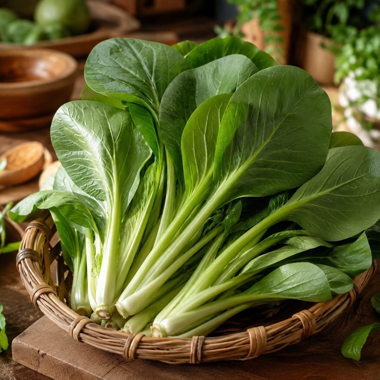 Komatsuna Asia Green Leaf Seeds - Image 2