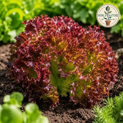 Lettuce Lollo Rossa Seeds