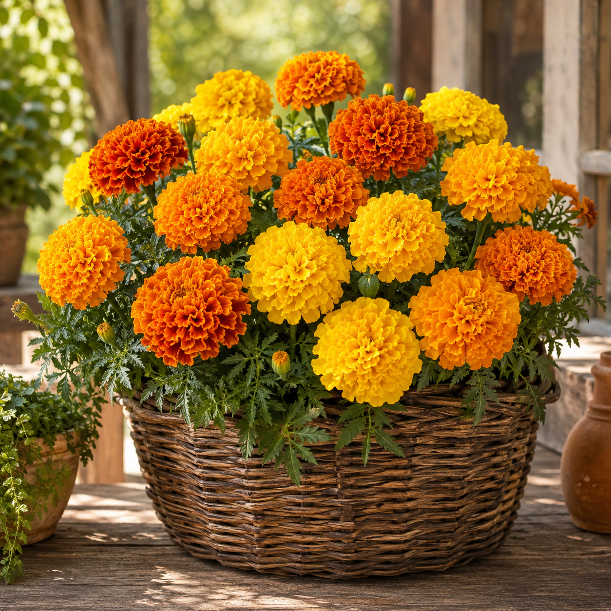 Marigold African Mixed Flower Seeds - Image 2