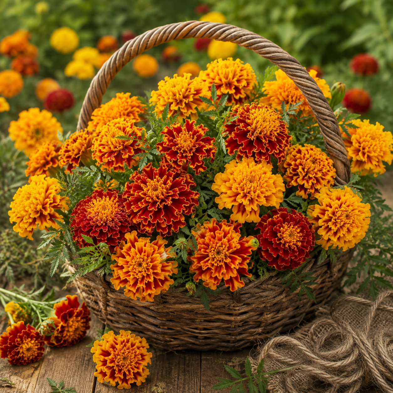 Marigold French Royal Flower Seeds - Image 2