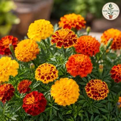Marigold Pusa Navrangi Flower Seeds