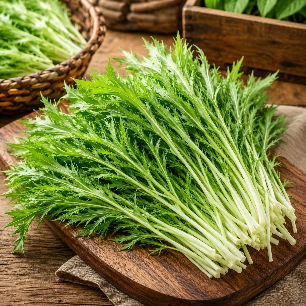 Mizuna Asia Greens Seeds - Image 2