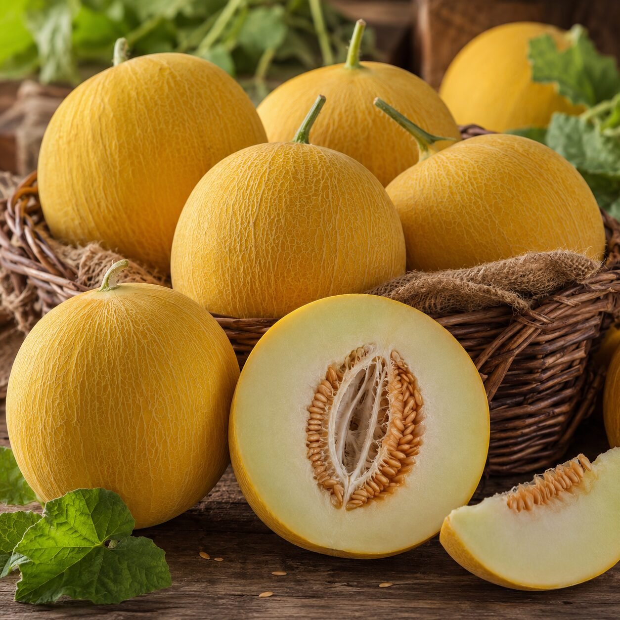 Musk Melon Shradha Yellow Canary Seeds - Image 2