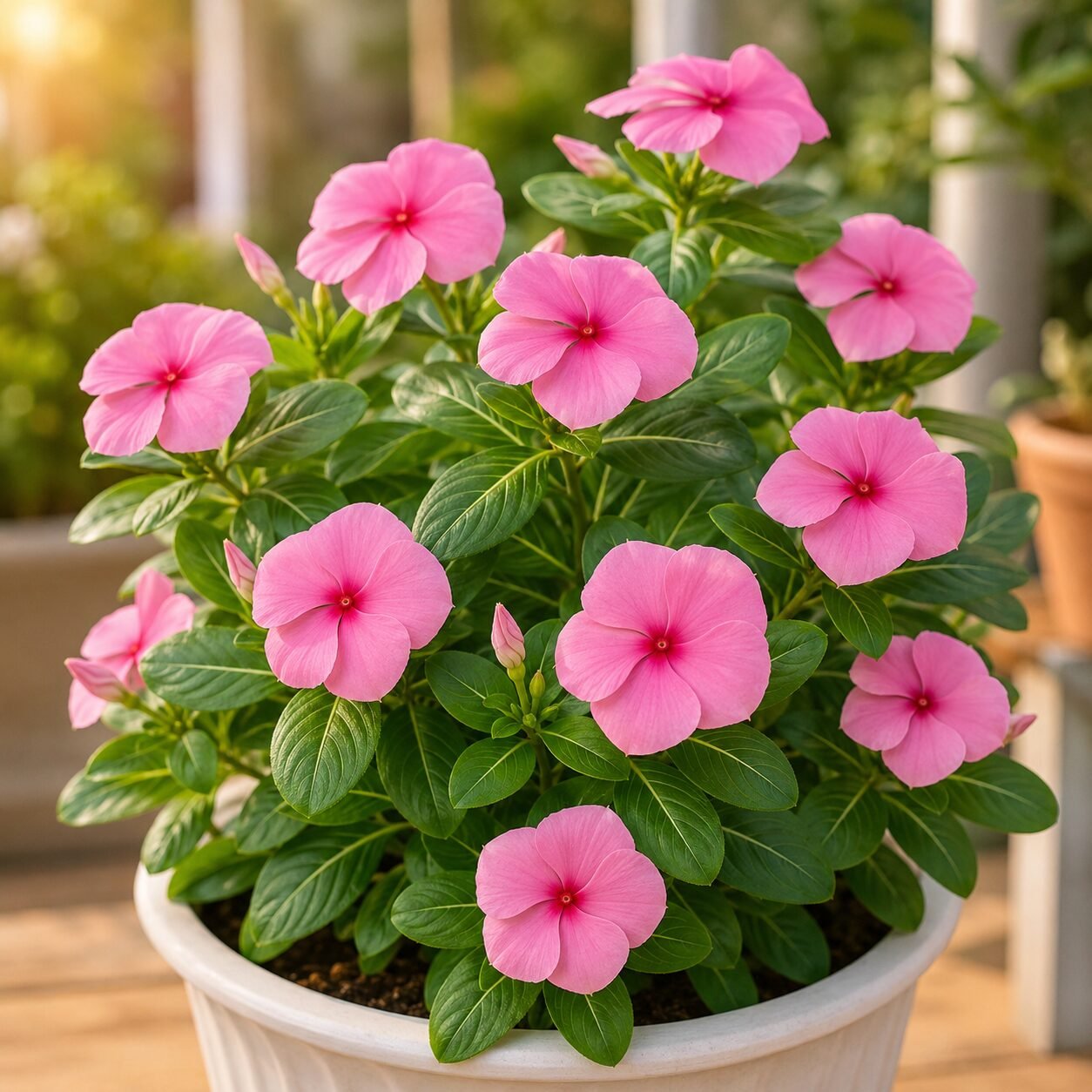 Nana Vinca Rose Flower Seeds - Image 2
