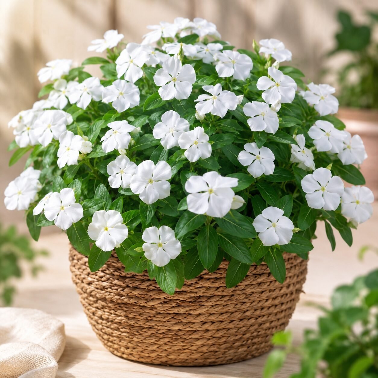 Nana Vinca White Flower Seeds - Image 2