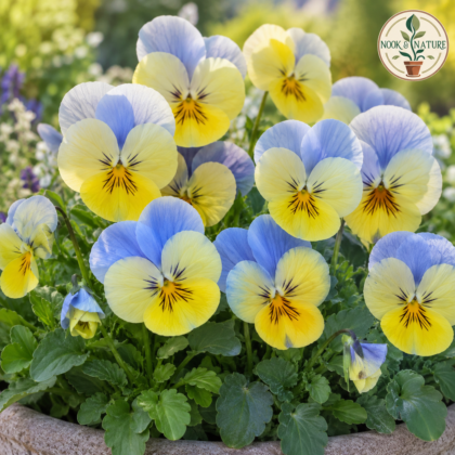 Pansy Aqua Lemon Flower Seeds