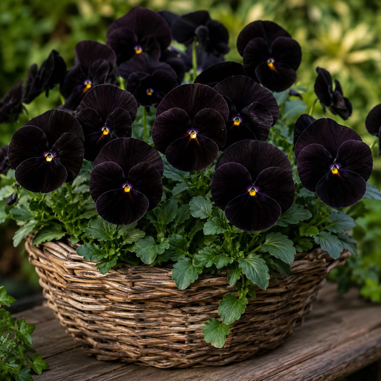 Pansy Black Panther Flower Seeds - Image 2