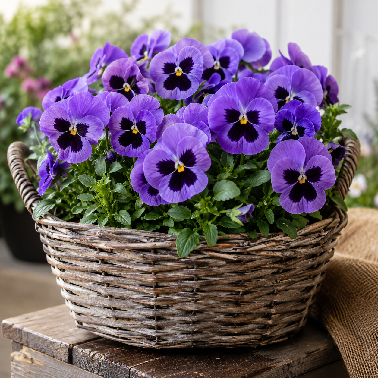 Pansy Purple Smile Flower Seeds - Image 2