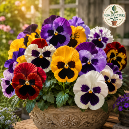 Pansy Swiss Giant Mixed Flower Seeds