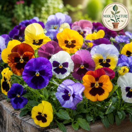 Pansy Wittrockiana Mixed Flower Seeds