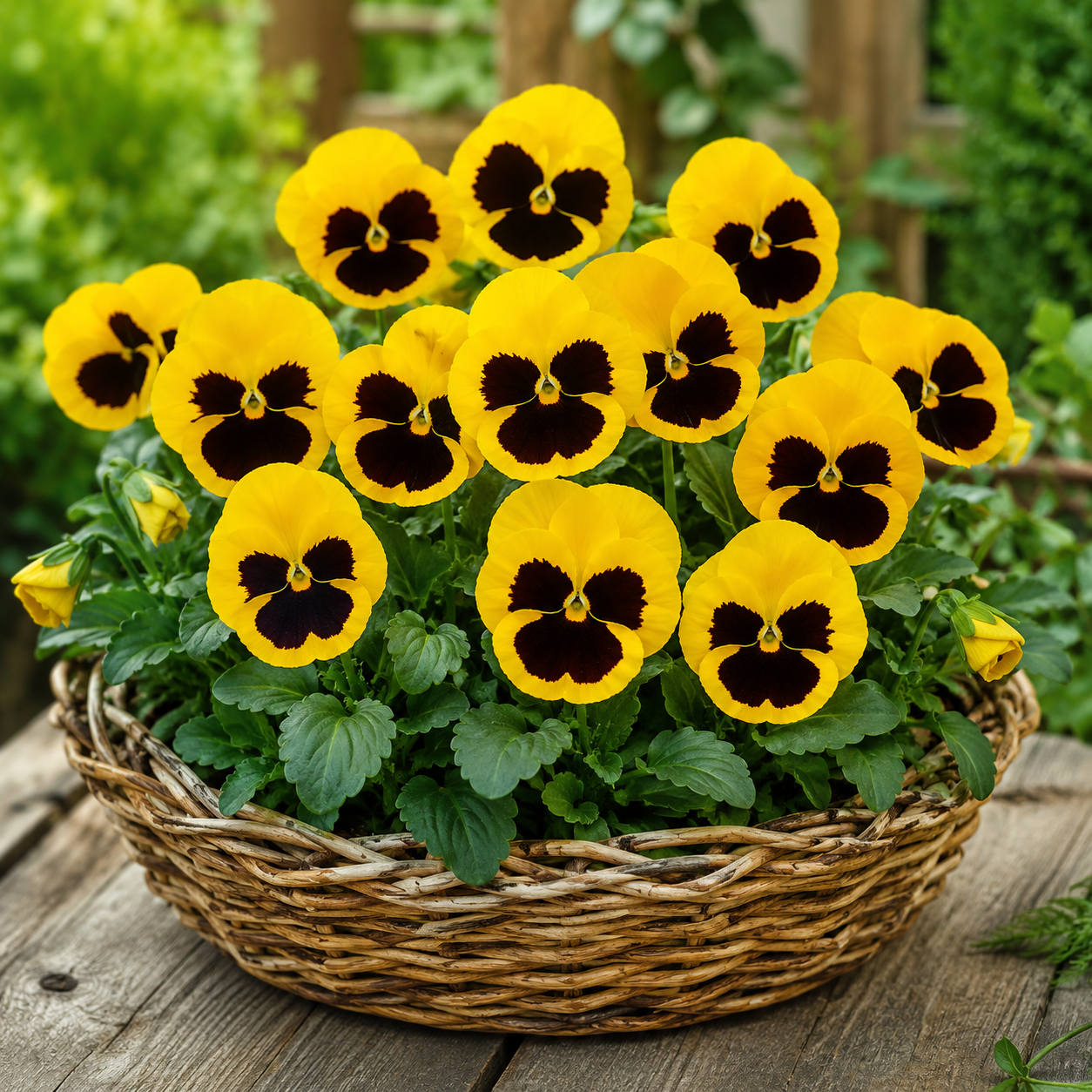 Pansy Yellow Blotch Flower Seeds - Image 2